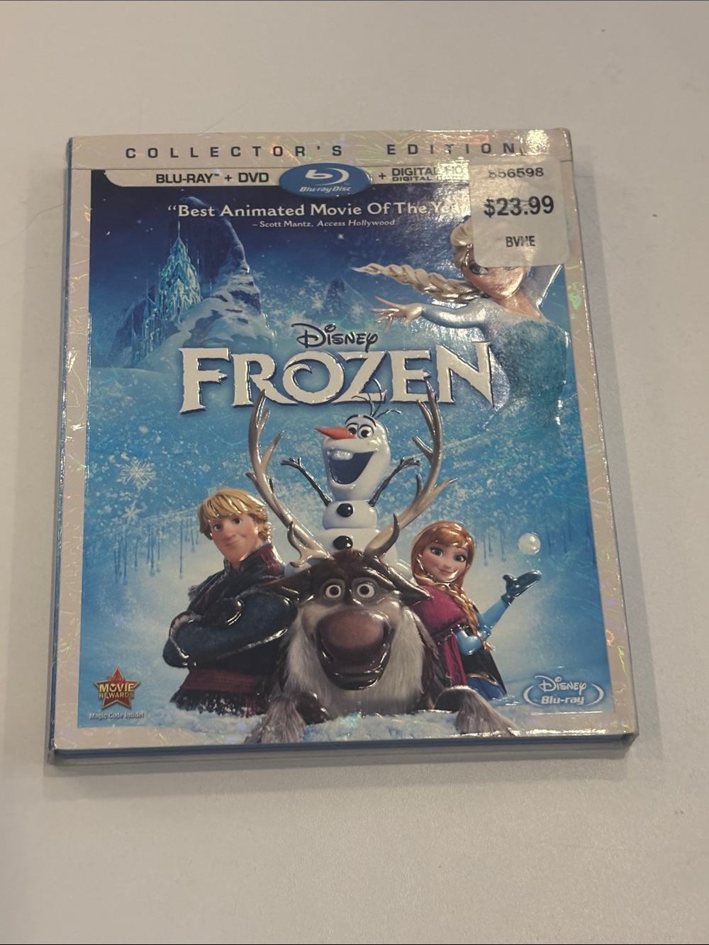 Disney Frozen Blu-ray/DVD Pack — Blue, White